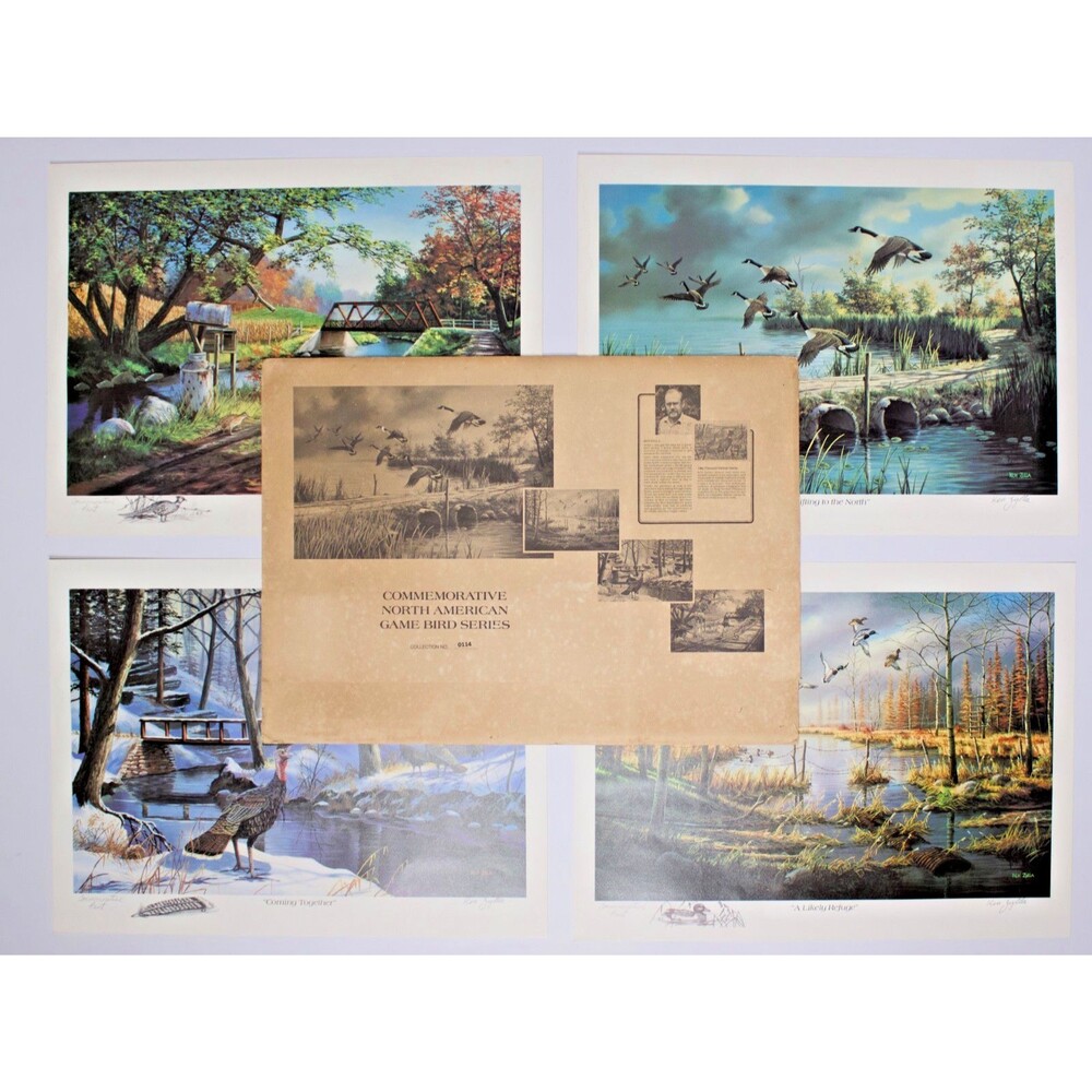 Ken Zylla Commemorative North American Game Bird Series Prints Complete Signed